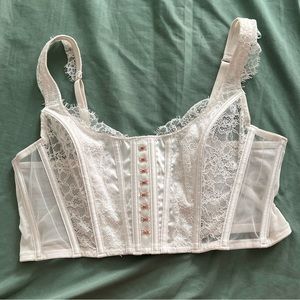 White lace corset top NEW WITH TAGS Bridal Top